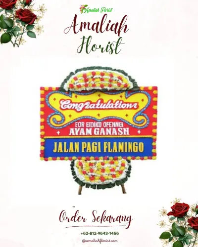 Bunga Papan Congratulation di Guntung Paikat